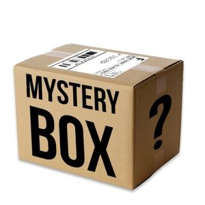 mystery box with five items